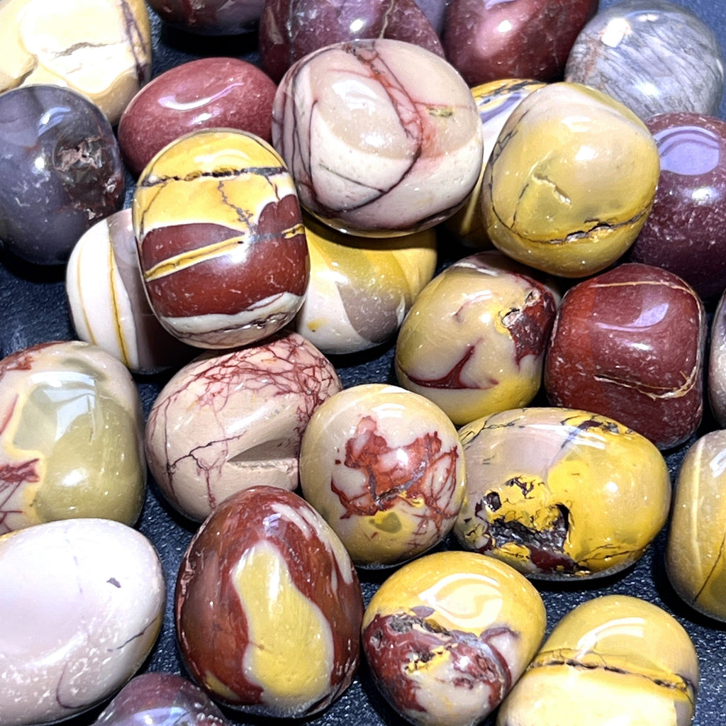 Mookaite Jasper Tumbled Stones (By The Piece or Pound) Amazing Crystals