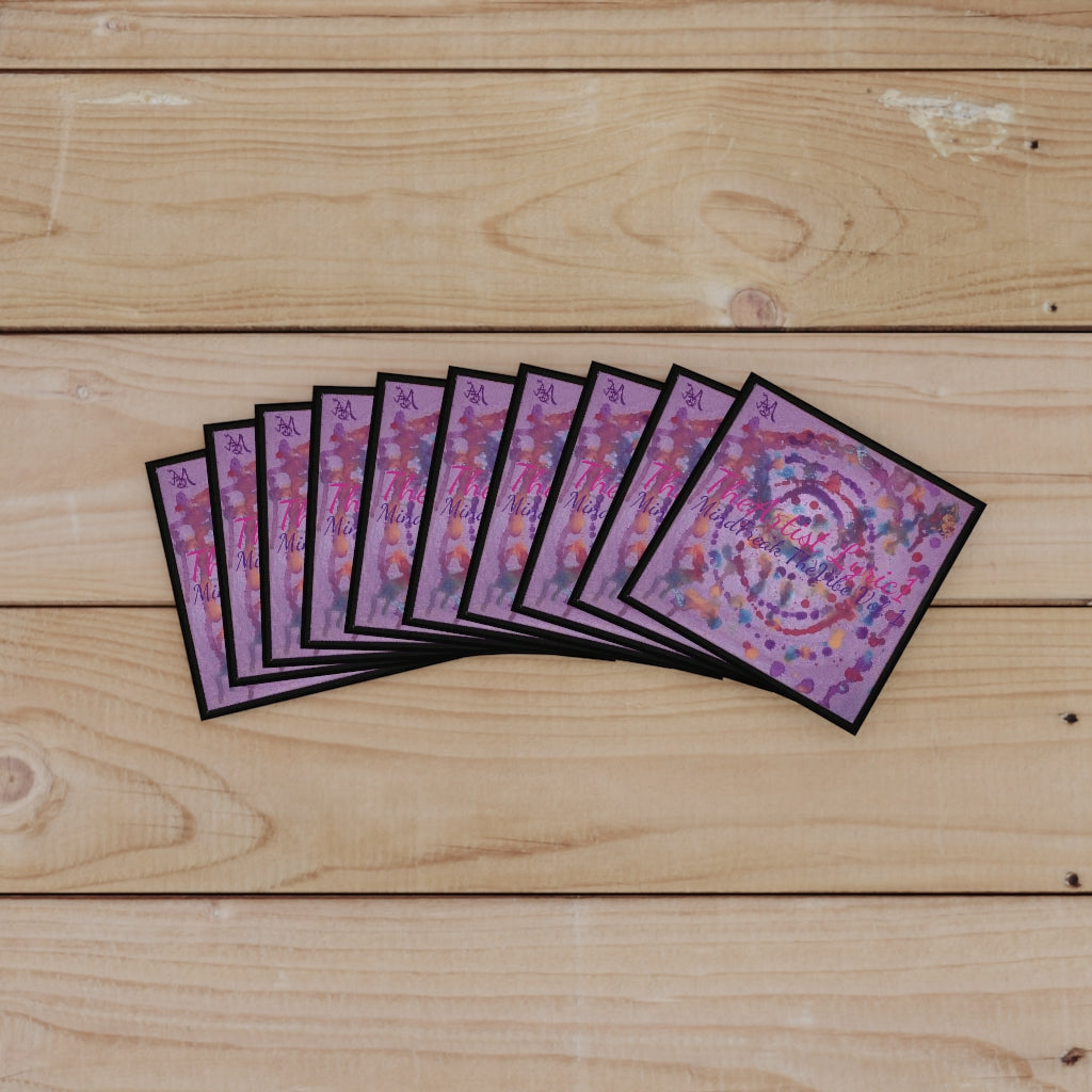 Copy of MindFreak TheVibe Vol. 1 (Album Art) Laminate Stickers, Square
