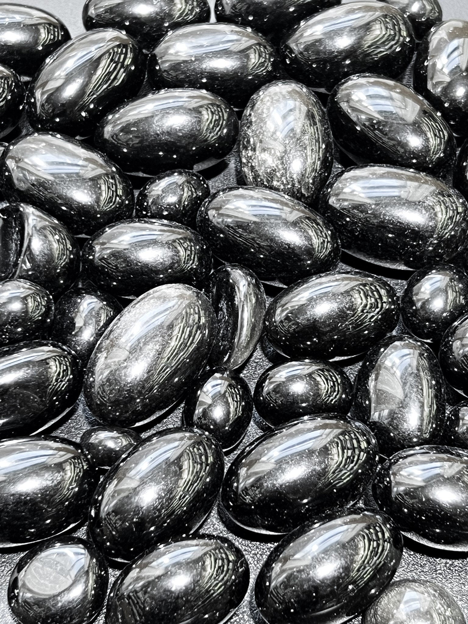 Black Obsidian Tumbled (By The Piece Or Pound) Wholesale Volcanic Glass Amazing Crystals