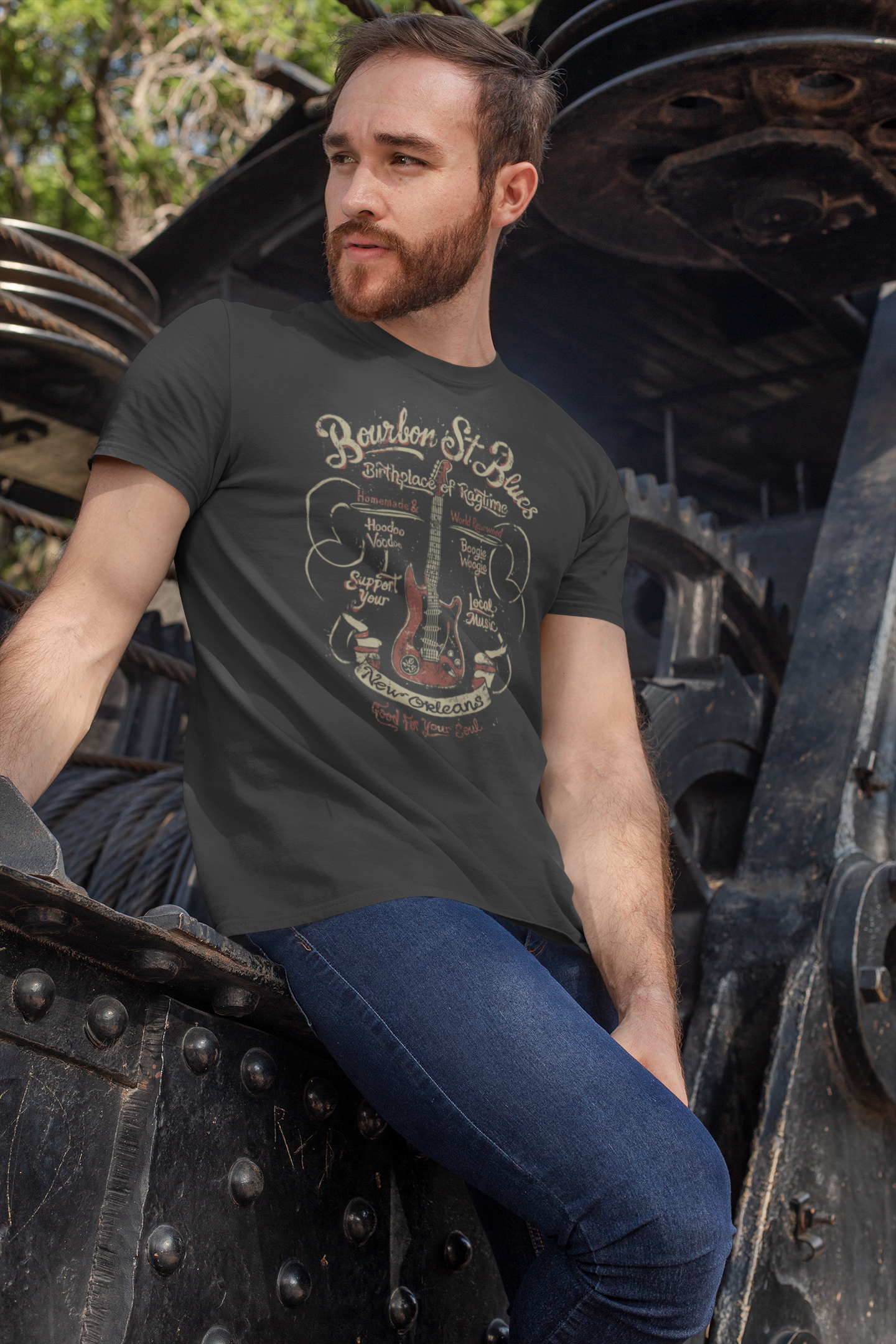 Bourbon St Blues T-Shirt Taboo