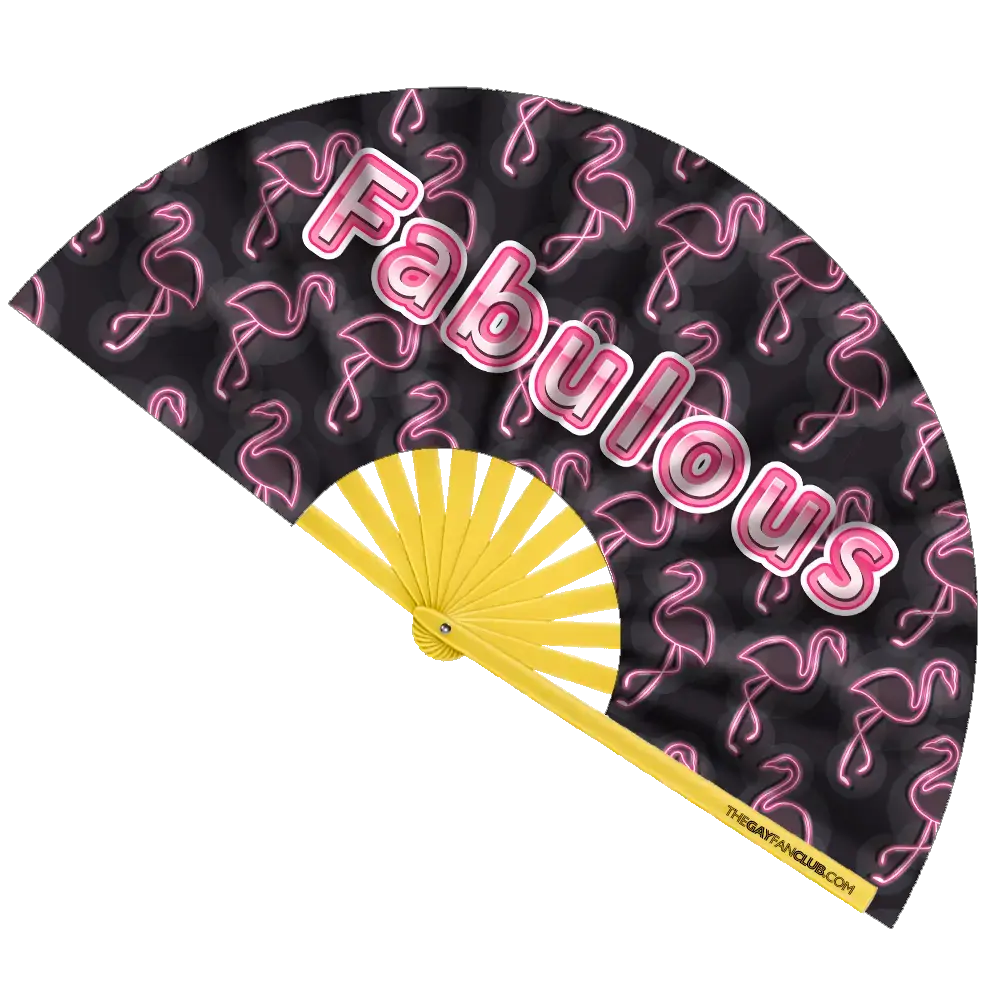 Fabulous Flamingo Fan The Gay Fan Club