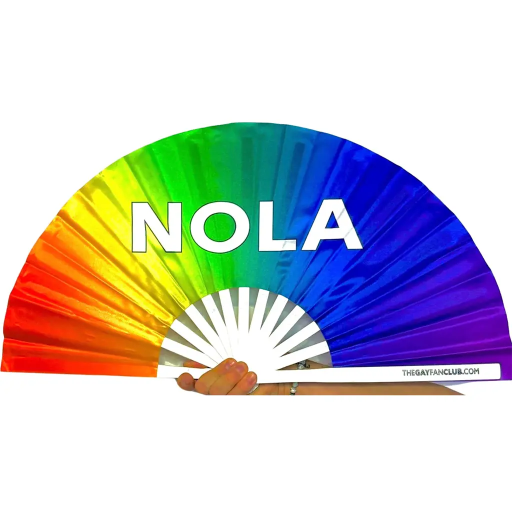 NOLA Rainbow Fan The Gay Fan Club