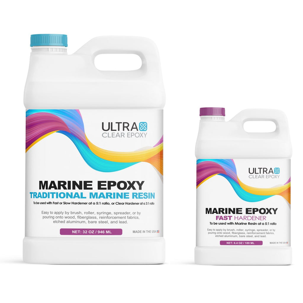 Fast Marine Epoxy Kit UltraClear Epoxy