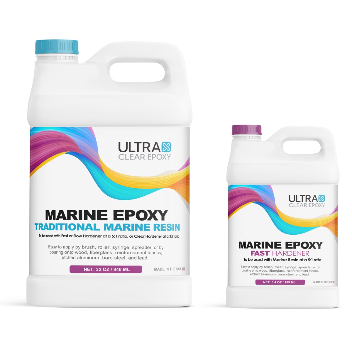 Fast Marine Epoxy Kit UltraClear Epoxy