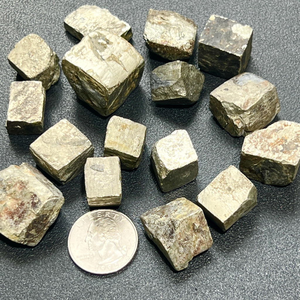 Gold Iron Pyrite Crystal Cubes Rough Raw (By The Piece or Pound) Amazing Crystals