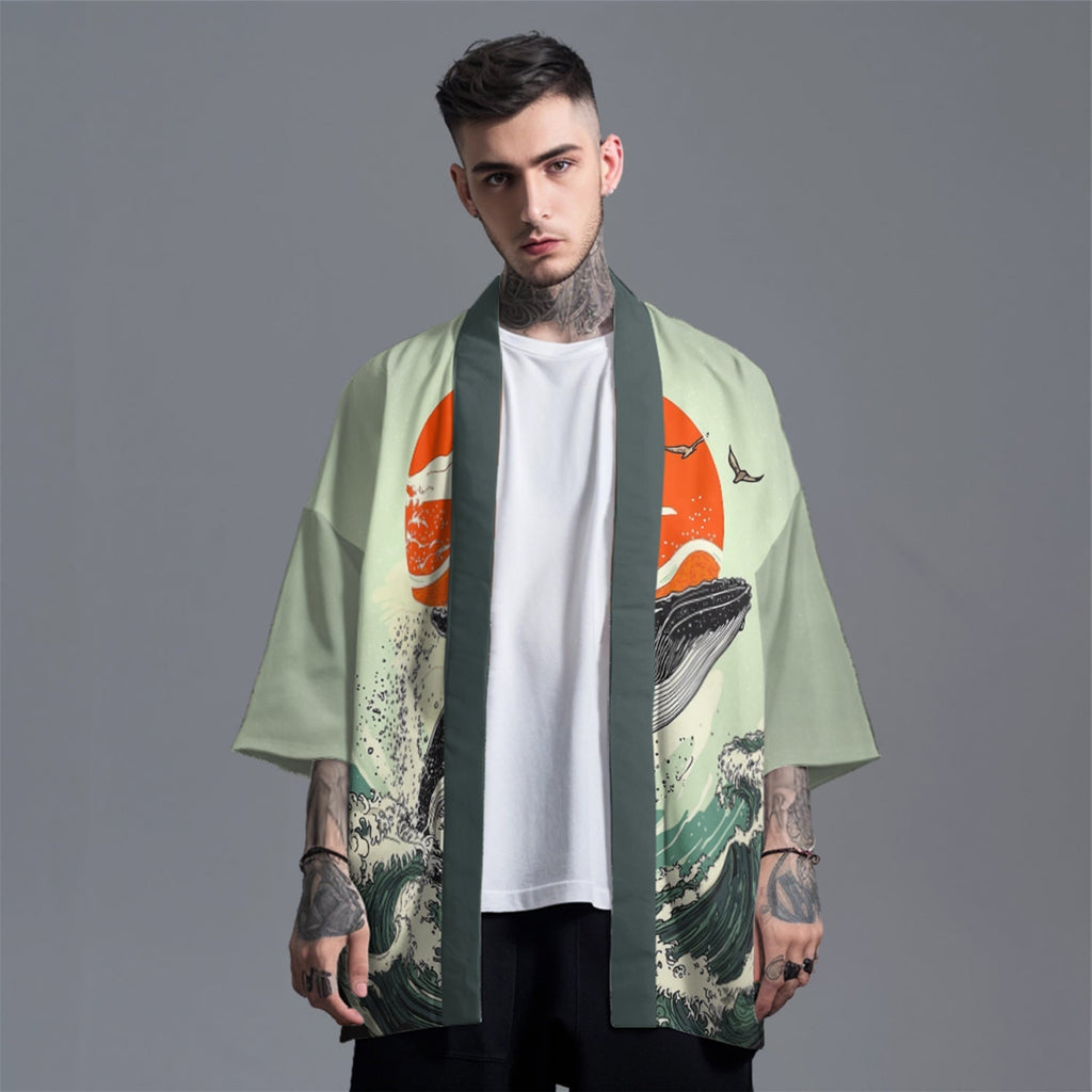K23 Green Whale Kimono Niepce