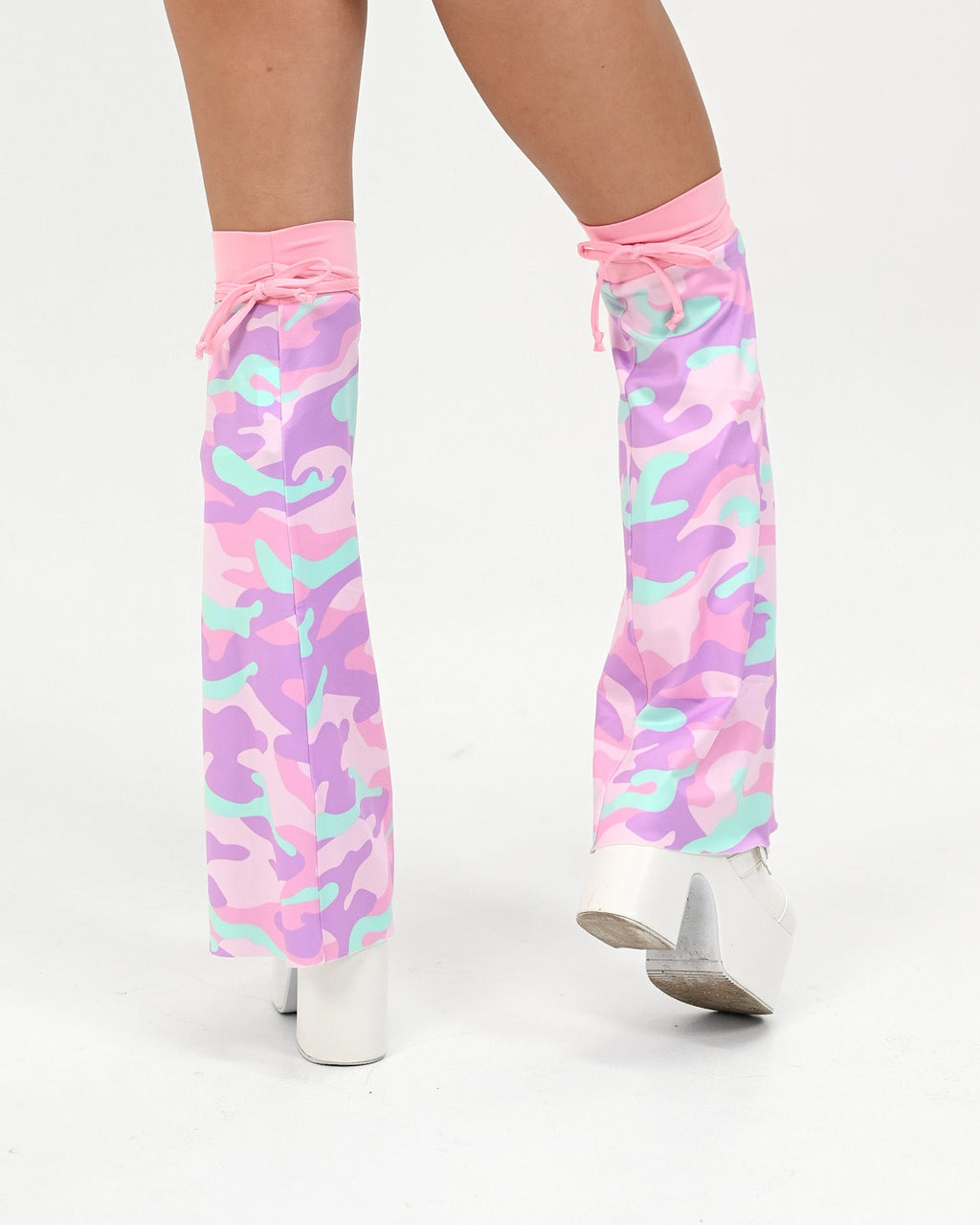 Cotton Candy Camo Leg Warmers SUSPEX Rave Outfits