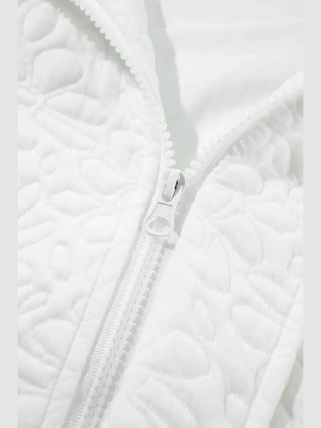 Baseball Collar Floral Quilted Jacket NicholesGifts