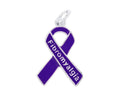 Fibromyalgia Purple Ribbon Charms The Awareness Company