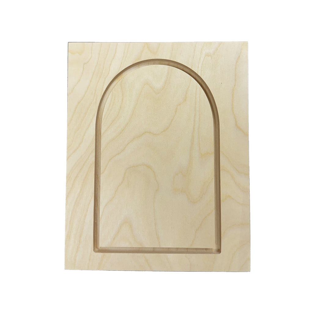 Trekell Framed Rounded Arch Floater Panel - Wooden Painting Canvas + Frame Trekell Art Supplies