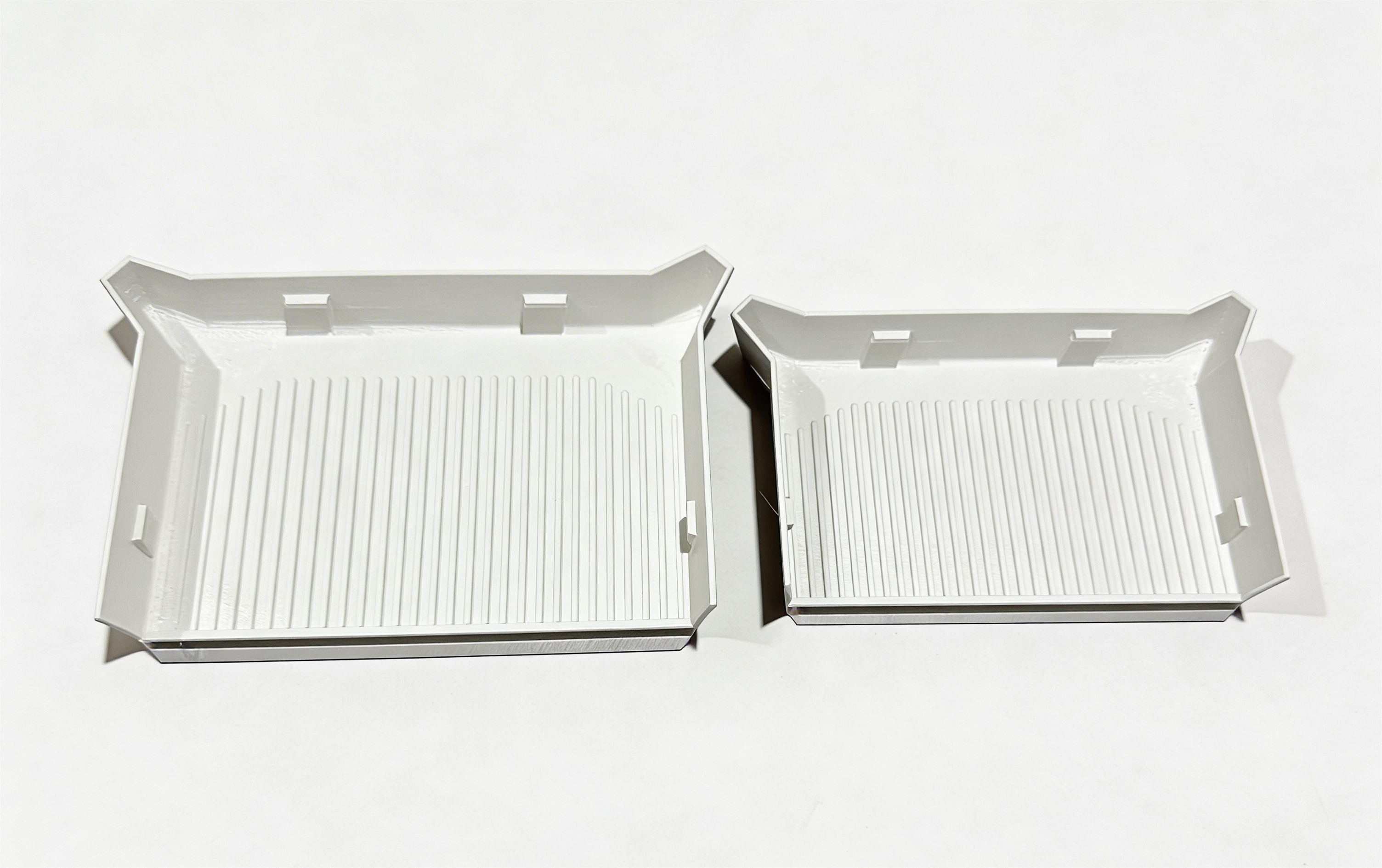 Multi-Purpose Craft Cleanup Tray with Pour Corners and Non-Slip Feet (Set of 2) Y-Axis Printing LLC