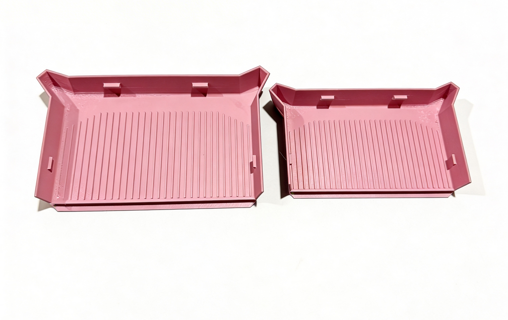 Multi-Purpose Craft Cleanup Tray with Pour Corners and Non-Slip Feet (Set of 2) Y-Axis Printing LLC
