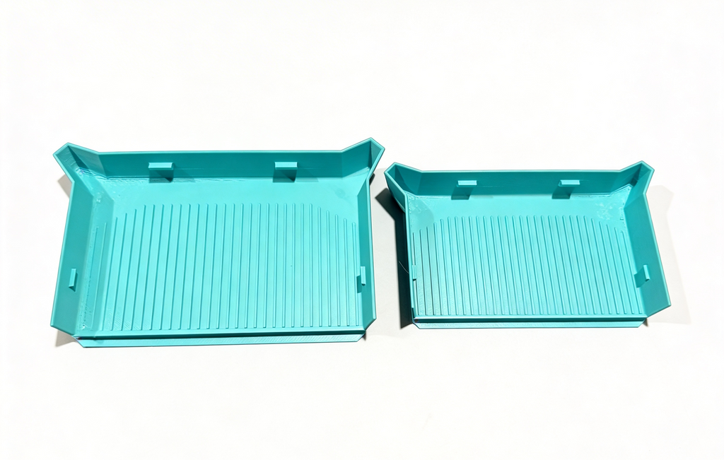 Multi-Purpose Craft Cleanup Tray with Pour Corners and Non-Slip Feet (Set of 2) Y-Axis Printing LLC