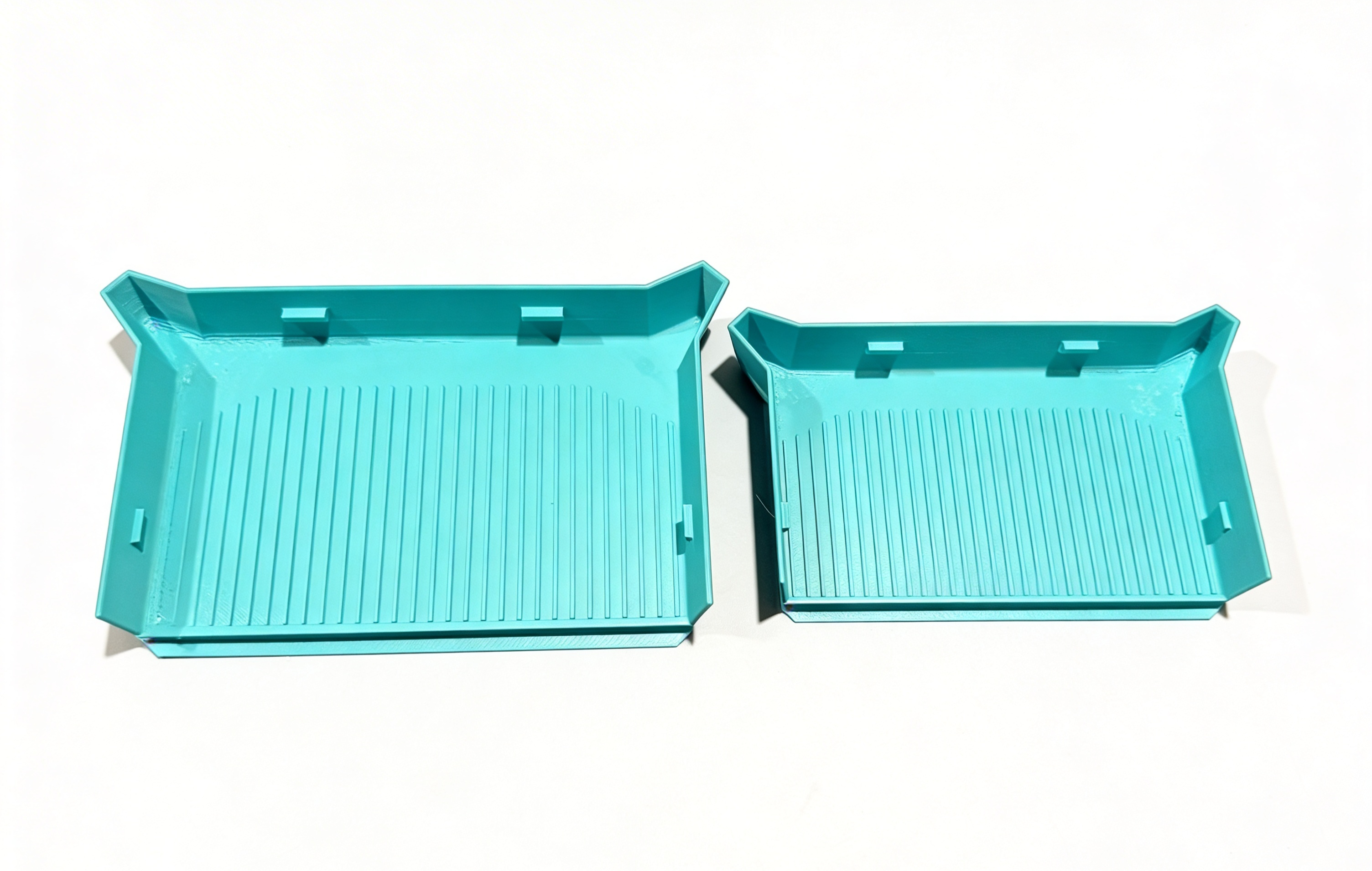 Multi-Purpose Craft Cleanup Tray with Pour Corners and Non-Slip Feet (Set of 2) Y-Axis Printing LLC
