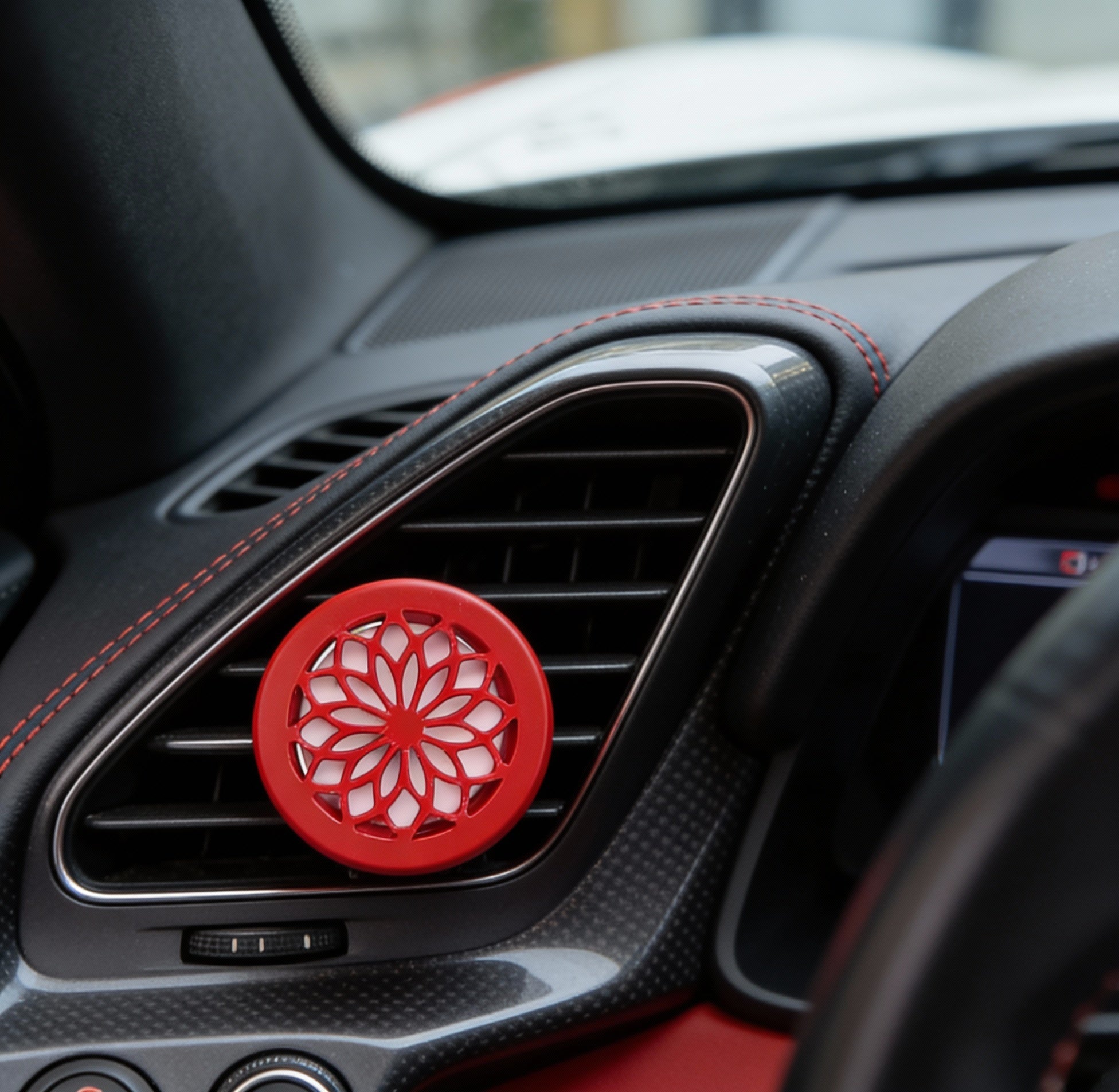 Refillable FlowScents Fragrance Car Vent Clip 2-Pack, Long-Lasting Air Freshener for Vehicles Y-Axis Printing LLC