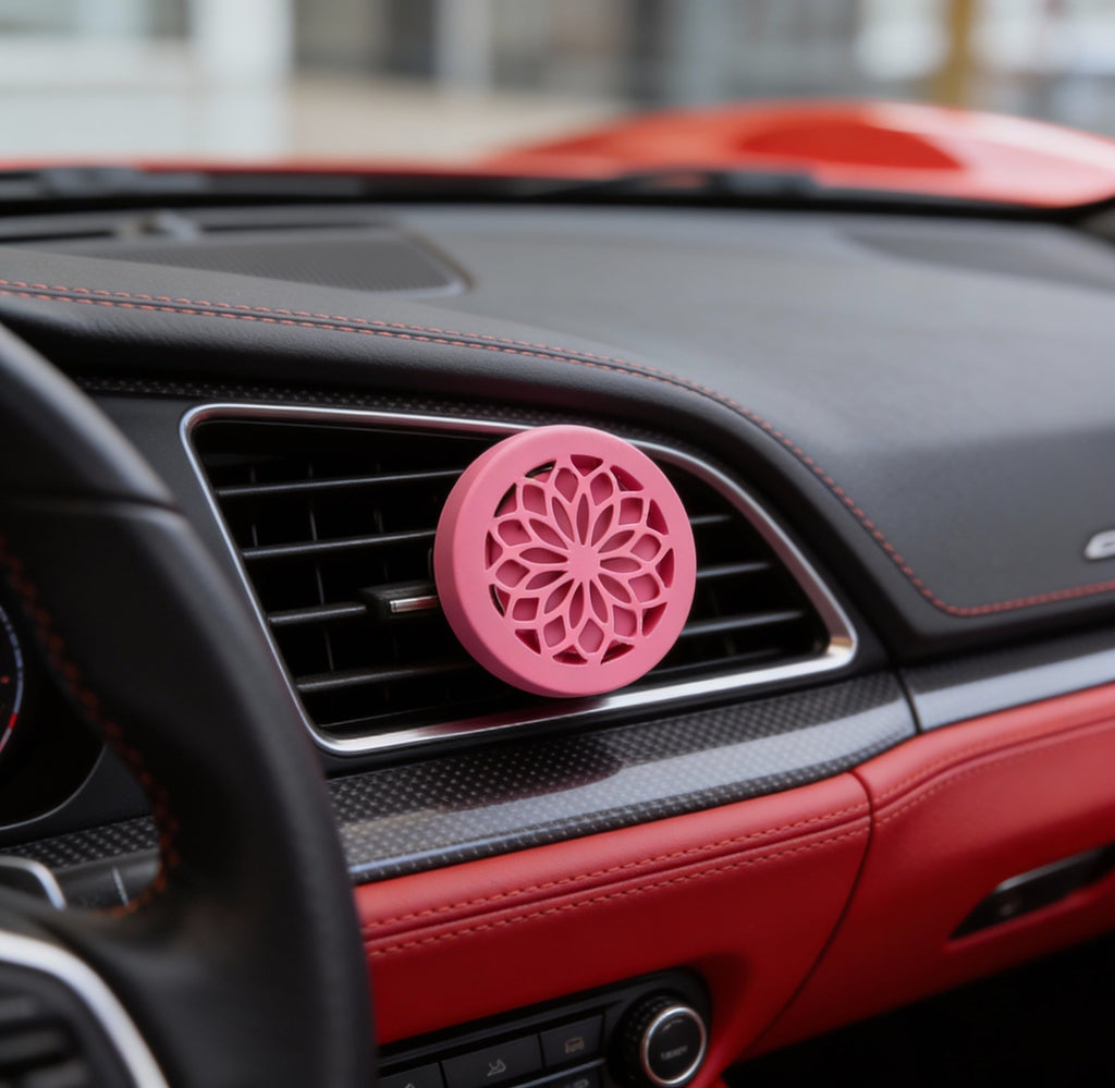 Refillable FlowScents Fragrance Car Vent Clip 2-Pack, Long-Lasting Air Freshener for Vehicles Y-Axis Printing LLC