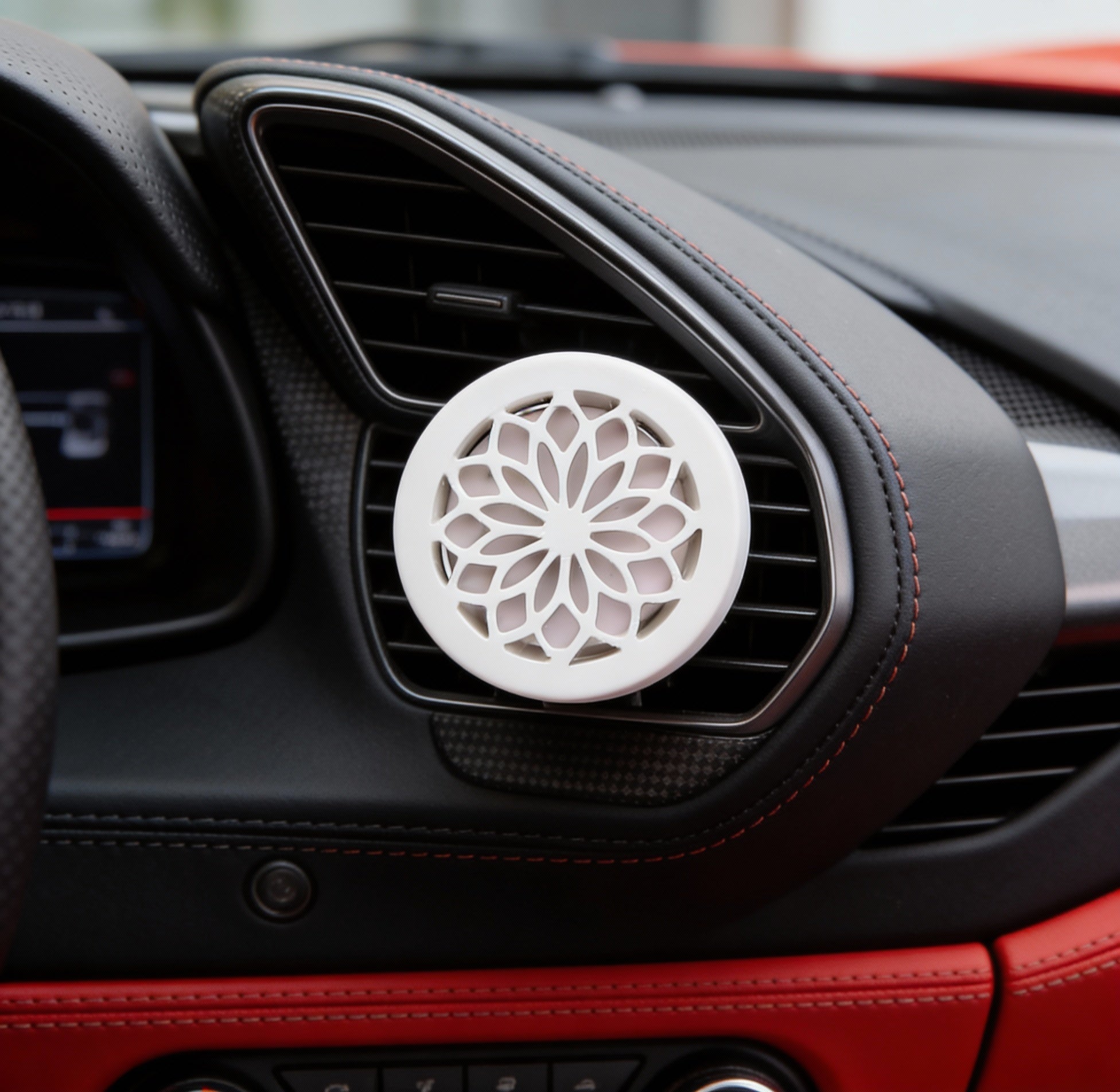 Refillable FlowScents Fragrance Car Vent Clip 2-Pack, Long-Lasting Air Freshener for Vehicles Y-Axis Printing LLC