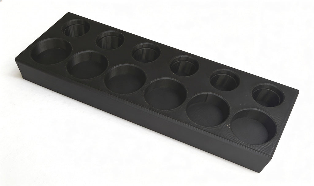 Ranger Alcohol Ink Storage Tray with Cap Holders, Holds 6 Bottles, Made to Order in 10 Colors Y-Axis Printing LLC