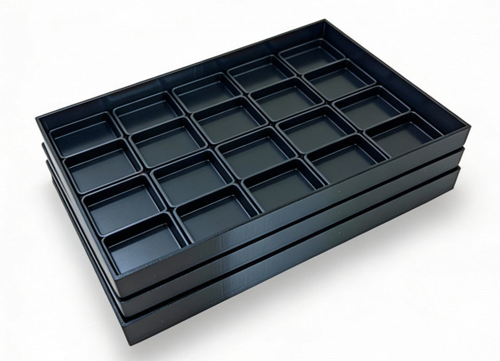 Mini Archival Ink Pad Stackable Storage Tray, Compact Organizer for Craft and Scrapbooking Supplies Y-Axis Printing LLC