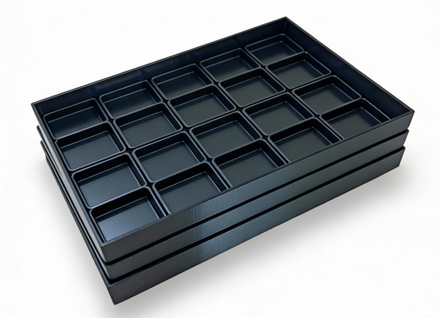 Mini Archival Ink Pad Stackable Storage Tray, Compact Organizer for Craft and Scrapbooking Supplies Y-Axis Printing LLC