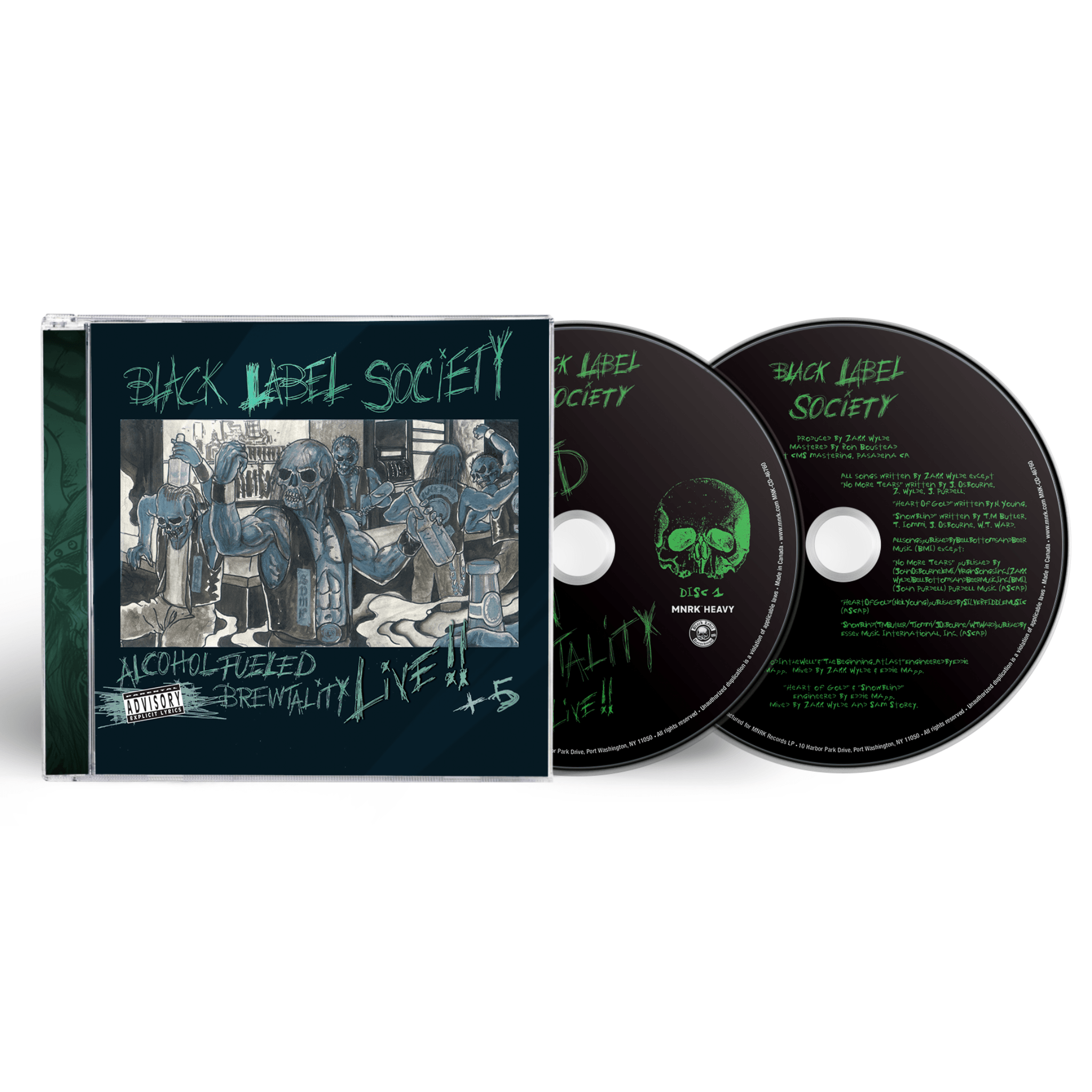Black Label Society - Alcohol Fueled Brewtality Live CD MNRK Heavy