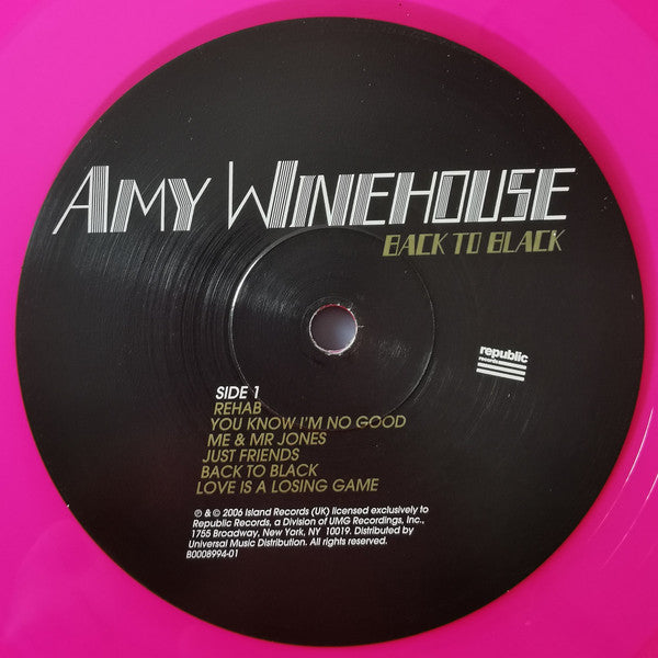 Back To Black (PINK VINYL) | Near Mint (NM or M-) Mint (M) Love Vinyl Records