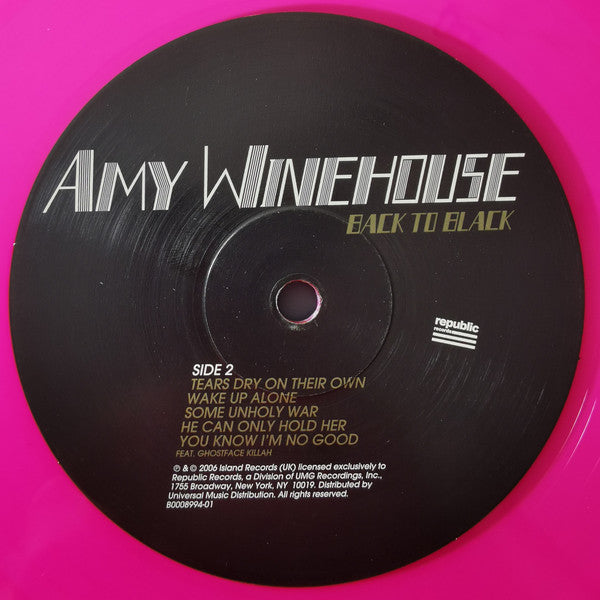 Back To Black (PINK VINYL) | Near Mint (NM or M-) Mint (M) Love Vinyl Records