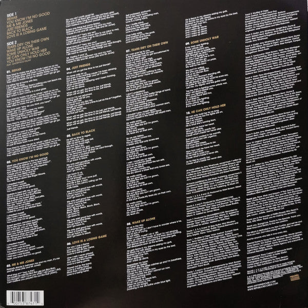 Back To Black (PINK VINYL) | Near Mint (NM or M-) Mint (M) Love Vinyl Records