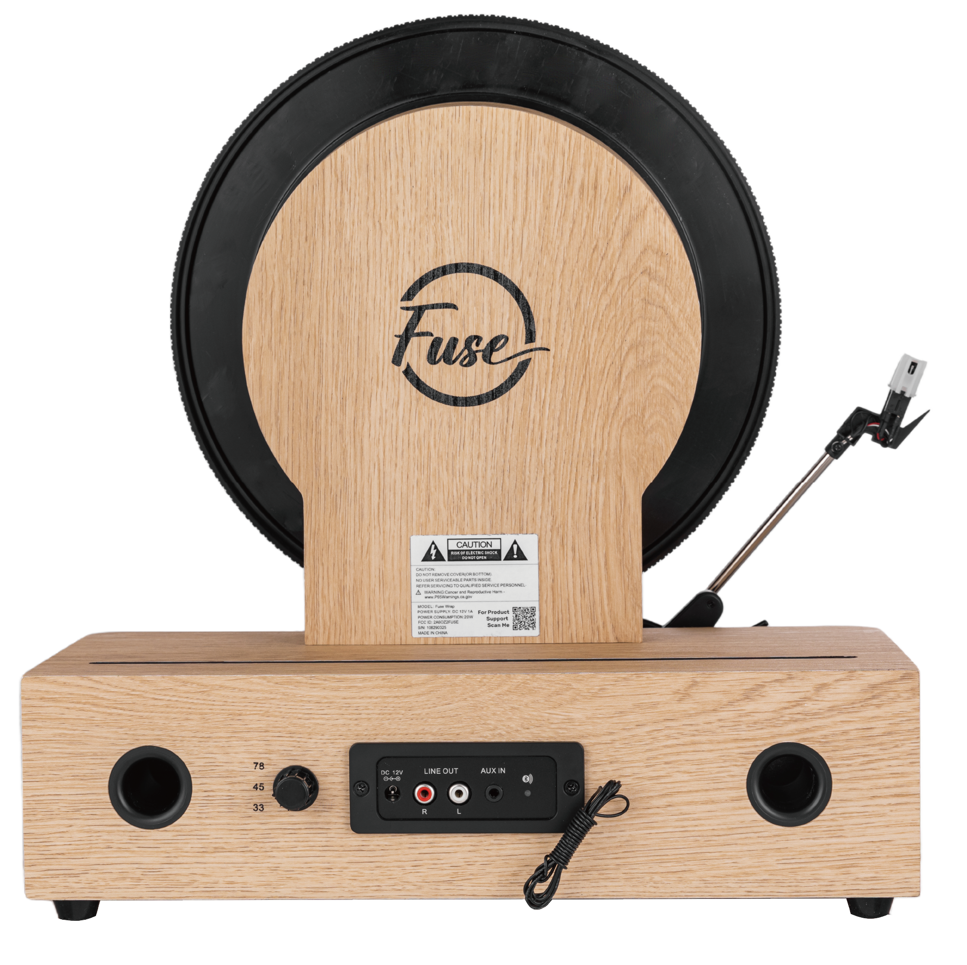 Fuse Wrap Vertical Vinyl Record Player Fuse Audio