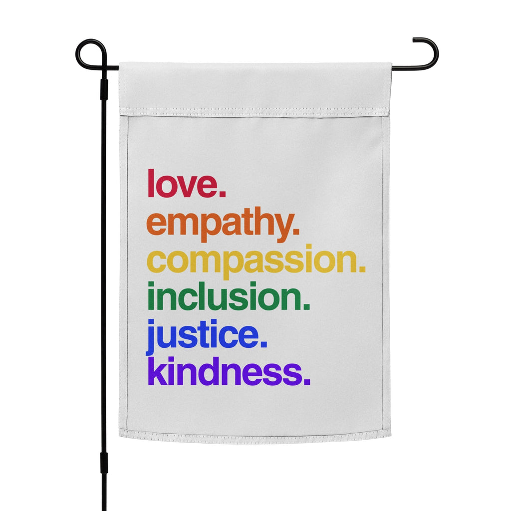 'Kindness Is' Pride Garden Flag Kind Cotton