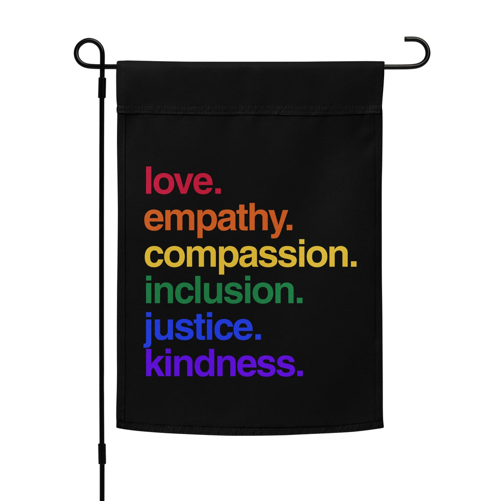 'Kindness Is' Pride Garden Flag Kind Cotton