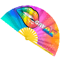 Gay AF UV-Reactive Fan The Gay Fan Club