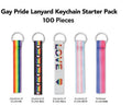 Gay Pride Keychain Bundle (100 Pieces) The Awareness Company