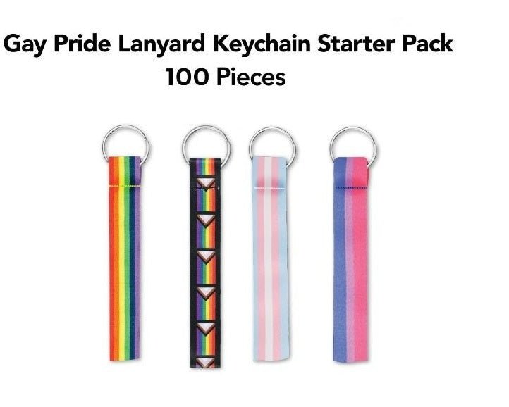 Gay Pride Keychain Bundle (100 Pieces) The Awareness Company