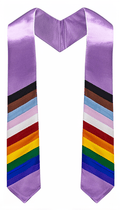 Gay Pride Lavender Graduation Stoles The Awareness Company