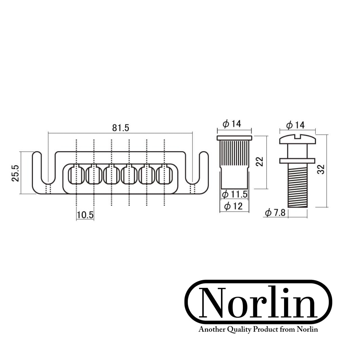 Adjustable Wraparound Bridge for Gibson® Guitars - Compare to Leo Quan Badass Bridge Randy's LLC