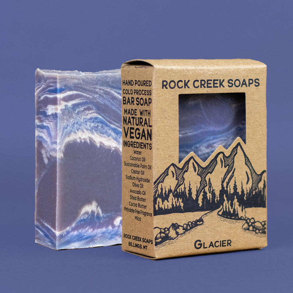 GLACIER SOAP | Alpine & winterberries Rock Creek Soaps