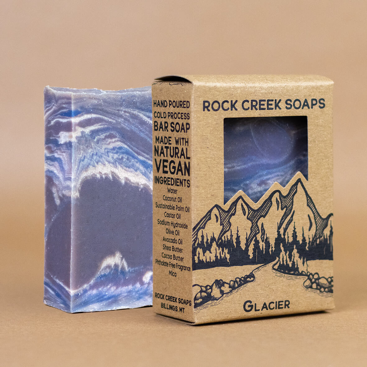 GLACIER SOAP | Alpine & winterberries Rock Creek Soaps