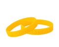 Gold Silicone Bracelets The Awareness Company