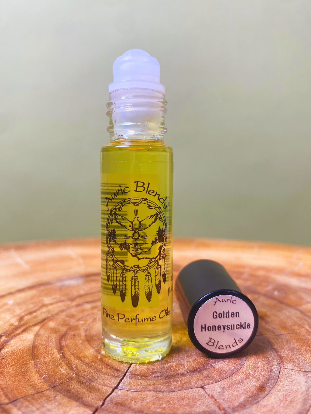 Golden Honeysuckle Roll-on Perfume Oil | 0.33 fl oz Auric Blends