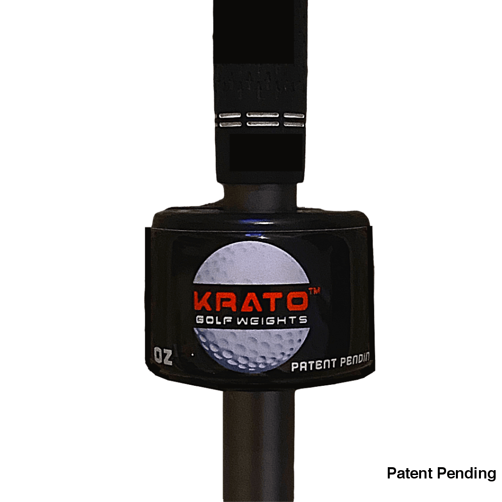 Krato Golf Swing Trainer Aid - Improve Distance & Clubhead Speed - Golf Weight - 8 Oz Krato Sports