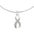 Gray Ribbon Necklaces The Awareness Company