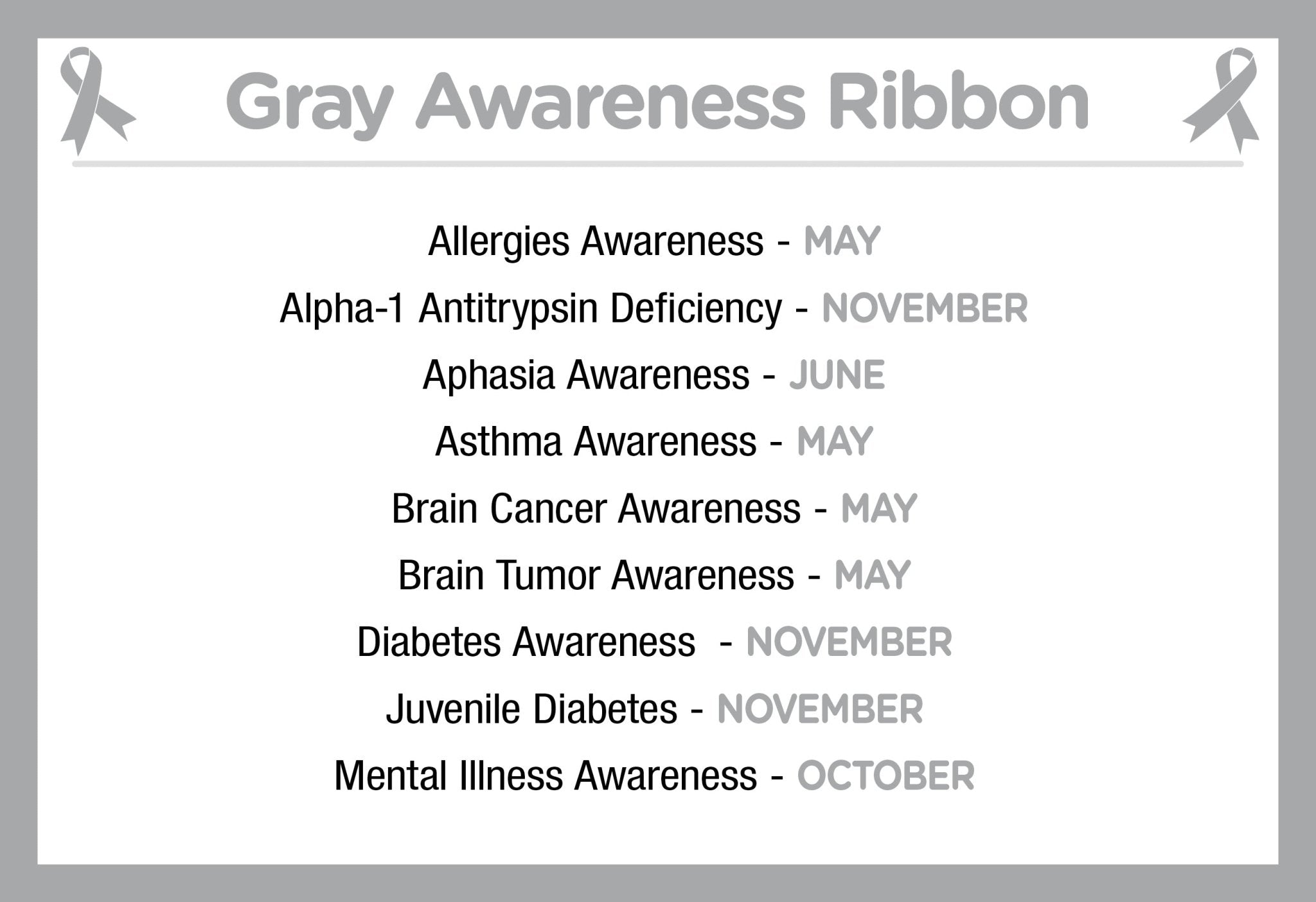 Gray Ribbon Shaped Silicone Bracelets The Awareness Company