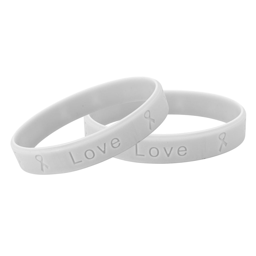Gray Silicone Bracelets The Awareness Company