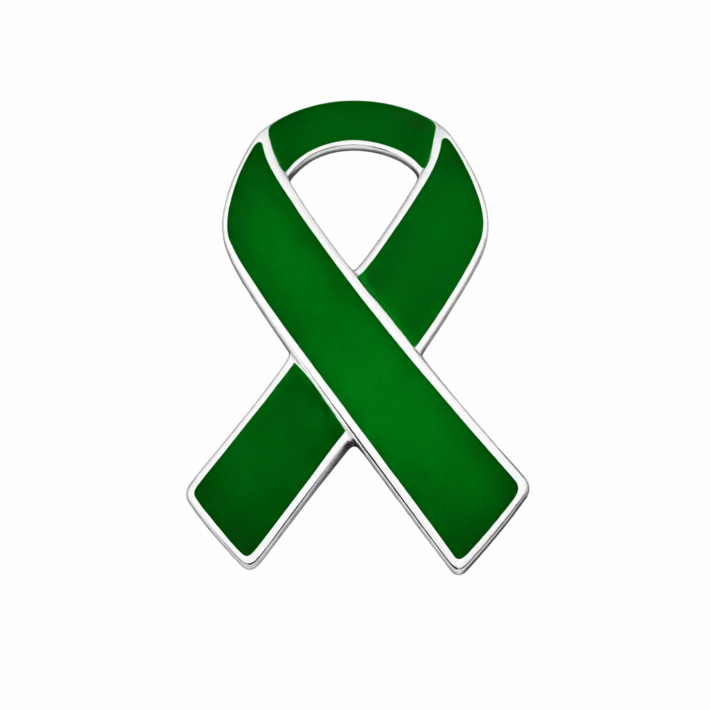 Green Ribbon Awareness Pins The Awareness Company