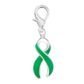 Green Ribbon Hanging Charms The Awareness Company