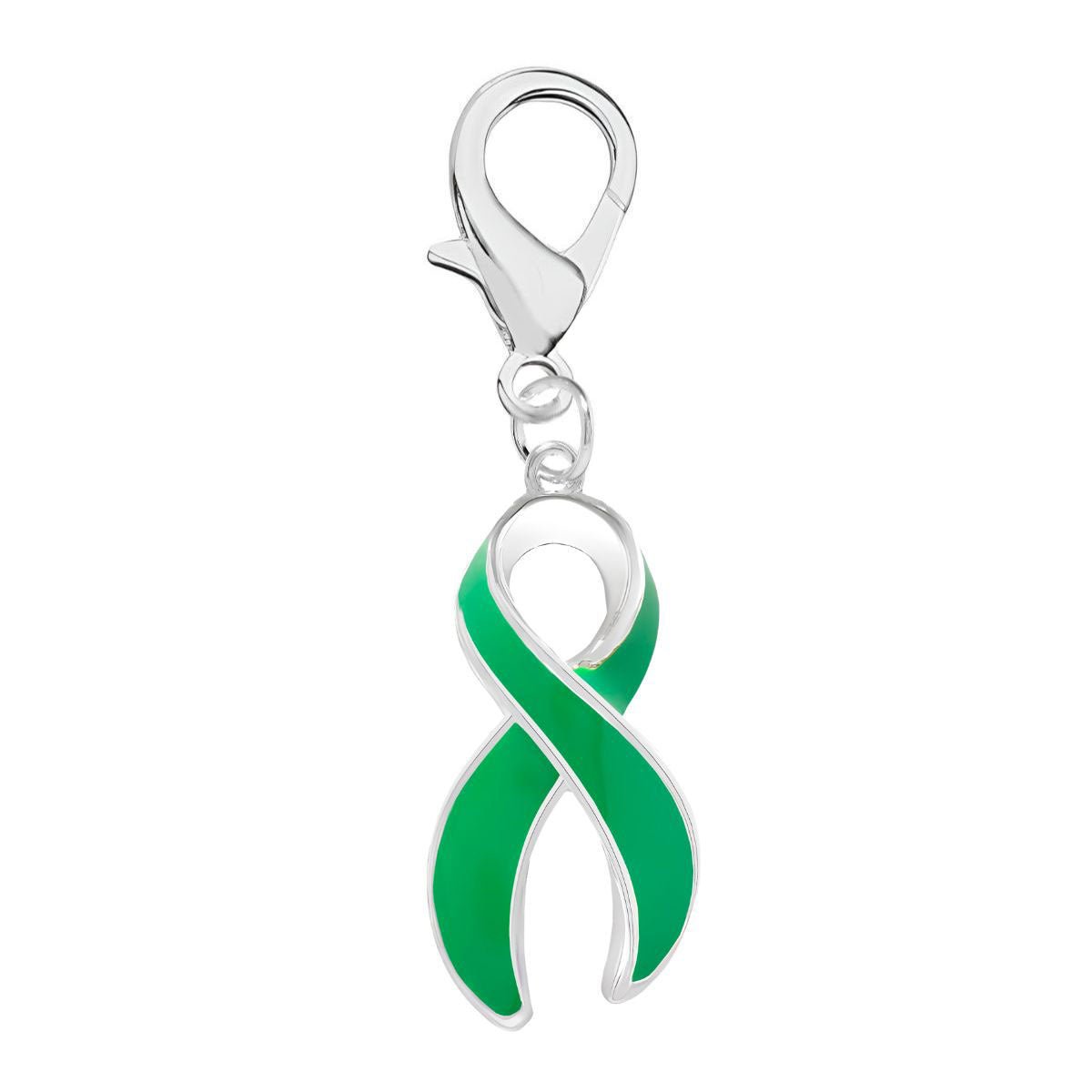 Green Ribbon Hanging Charms The Awareness Company