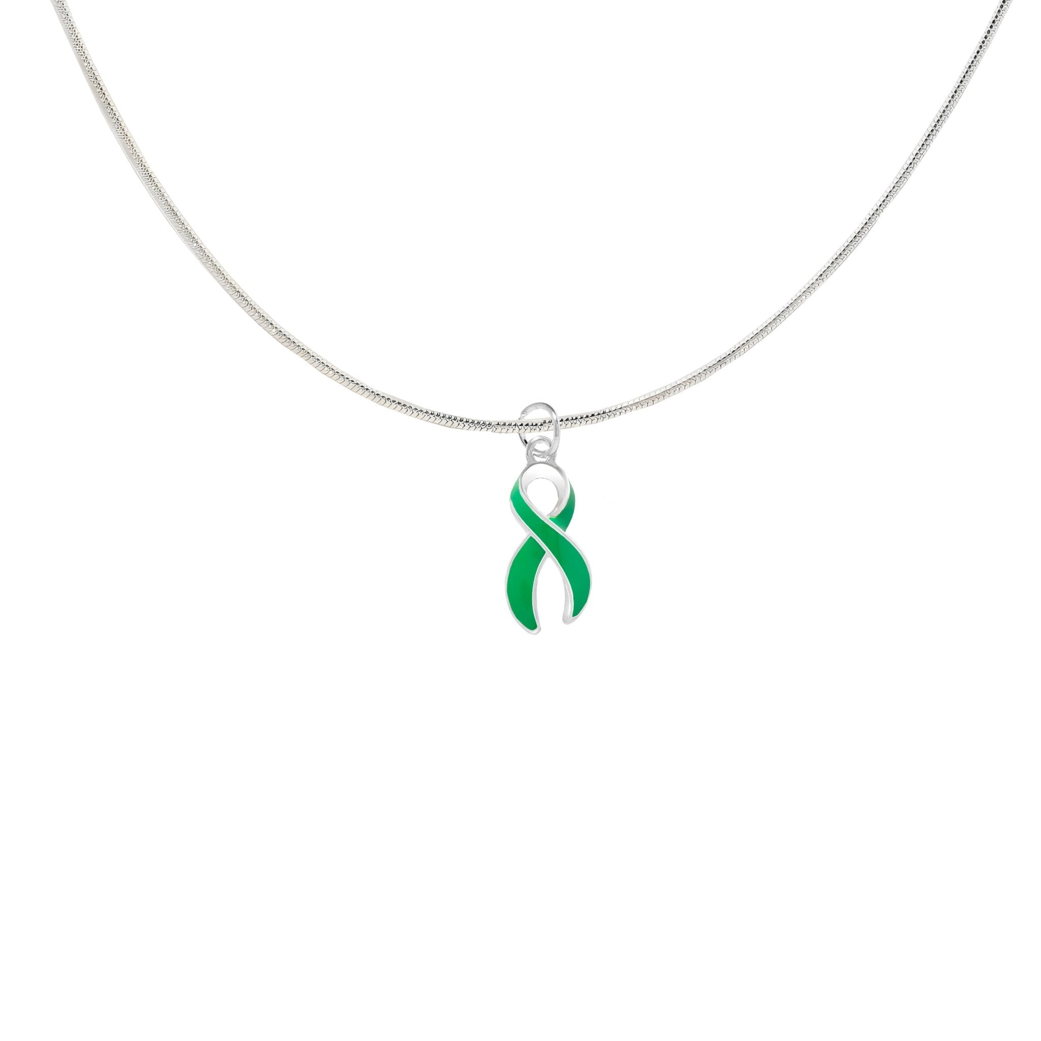 Green Ribbon Necklaces The Awareness Company