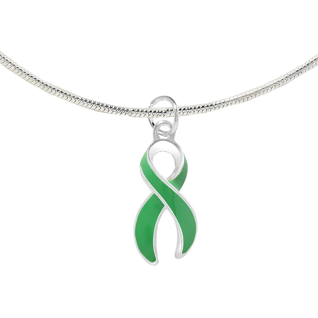 Green Ribbon Necklaces The Awareness Company