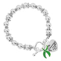 Green Ribbon Where There is Love Bracelets The Awareness Company